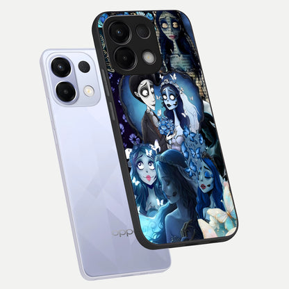  Butterfly Ghost Soul phone case For Oppo K13 5G showing premium glass back cover with detailed artwork