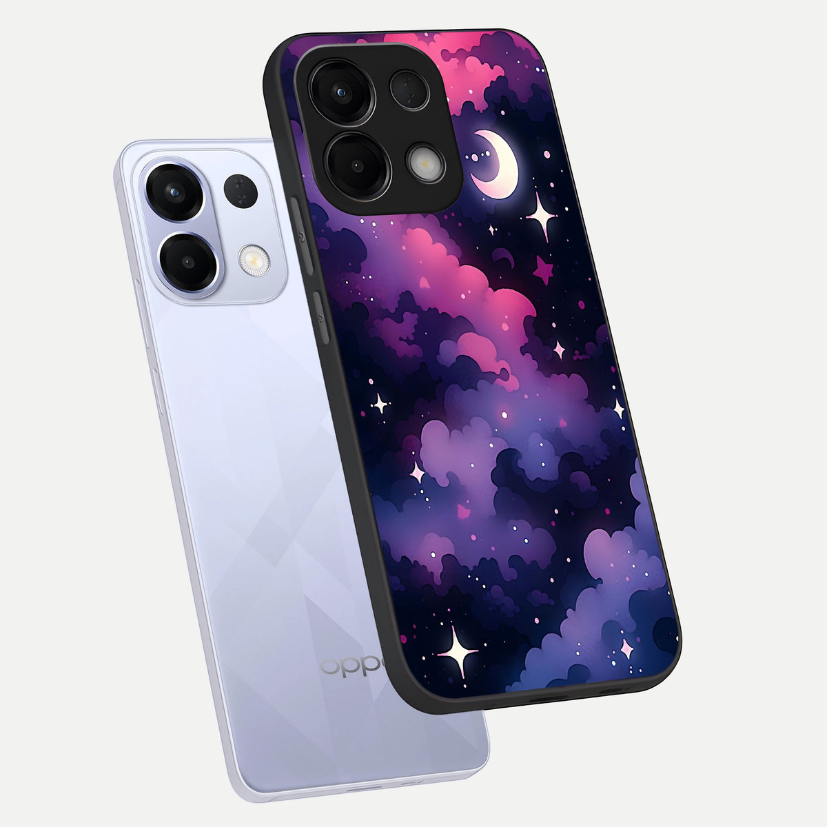  Celestial Moon Magic phone case For Oppo K13 5G showing premium glass back cover with detailed artwork