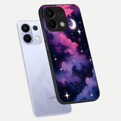  Celestial Moon Magic phone case For Oppo K13 5G showing premium glass back cover with detailed artwork