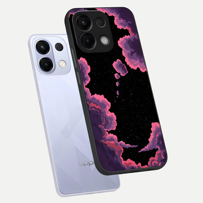  Cosmic Cloud Journey phone case For Oppo K13 5G showing premium glass back cover with detailed artwork