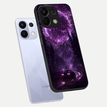  Eternal Cosmic Drive phone case For Oppo K13 5G showing premium glass back cover with detailed artwork