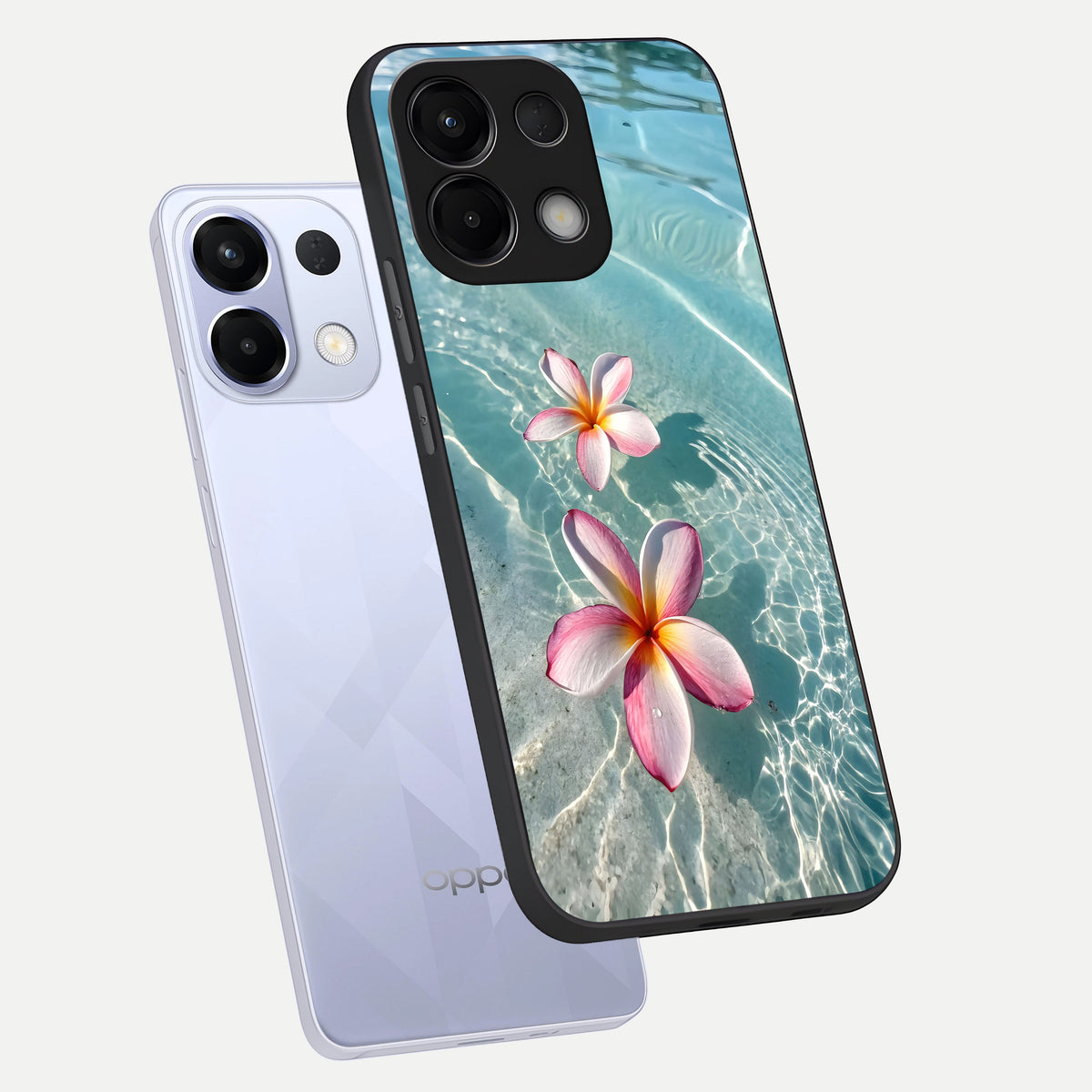  Floating Bloom Bliss phone case For Oppo K13 5G showing premium glass back cover with detailed artwork