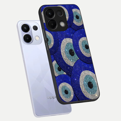  Galaxy Eye Flow phone case For Oppo K13 5G showing premium glass back cover with detailed artwork