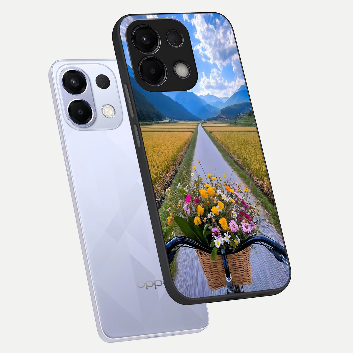  Golden Field Journey phone case For Oppo K13 5G showing premium glass back cover with detailed artwork