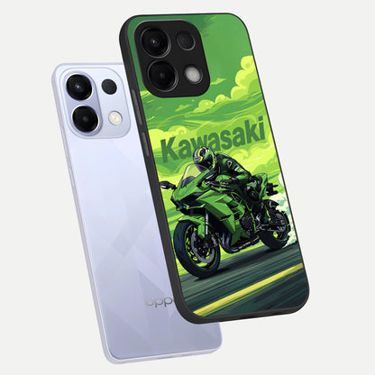 Greenery Sky phone case For Oppo K13 5G showing premium glass back cover with detailed artwork