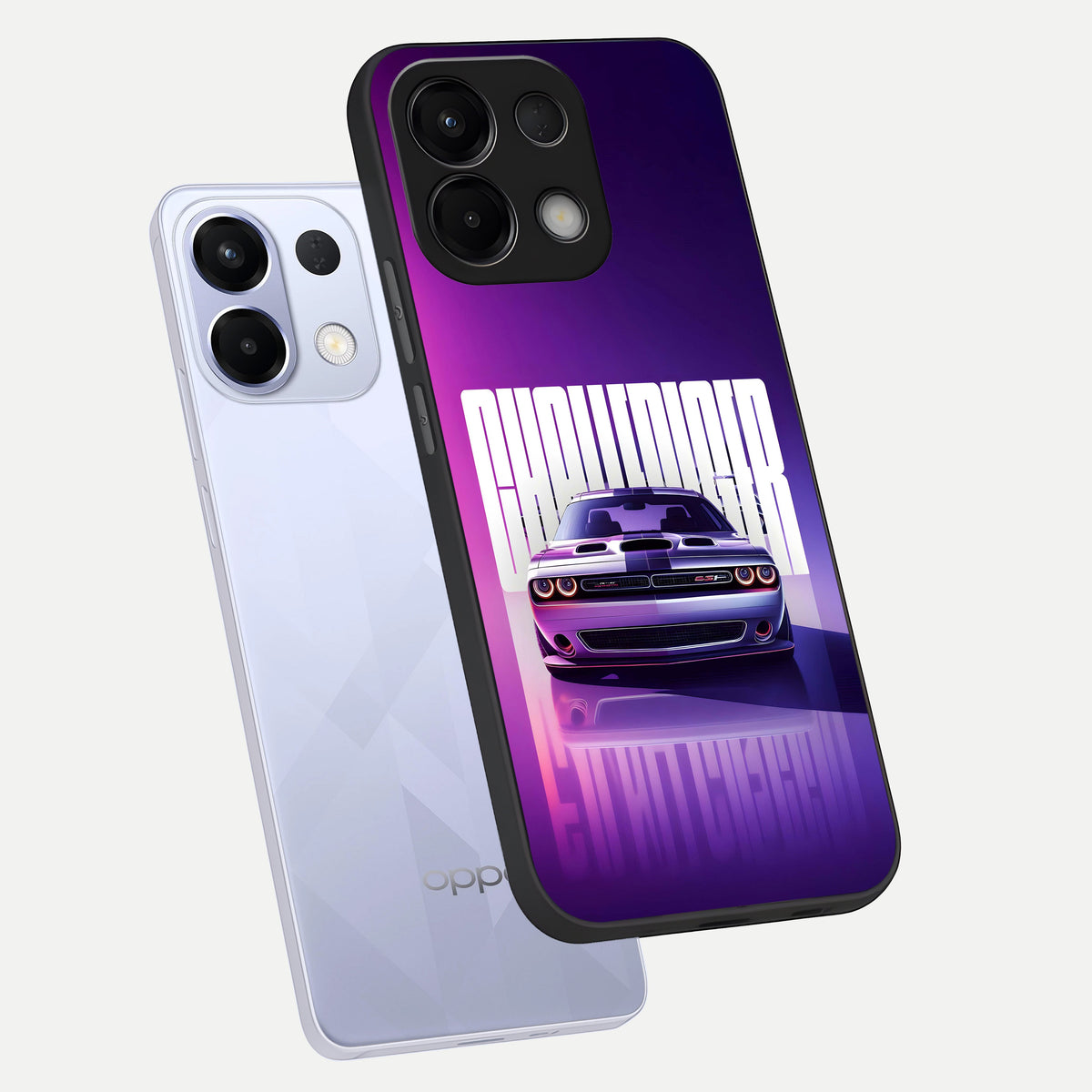  Midnight Muscle Ride phone case For Oppo K13 5G showing premium glass back cover with detailed artwork