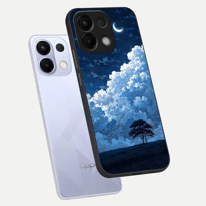  Midnight Sky Serenity phone case For Oppo K13 5G showing premium glass back cover with detailed artwork