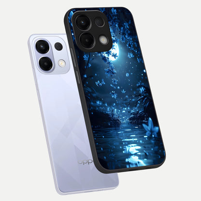  Moonlight Petal Dream phone case For Oppo K13 5G showing premium glass back cover with detailed artwork