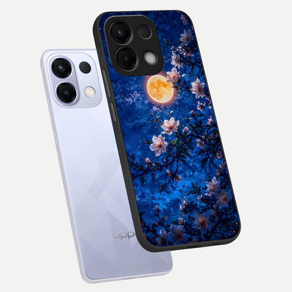  Moonlit Blossoms Night phone case For Oppo K13 5G showing premium glass back cover with detailed artwork