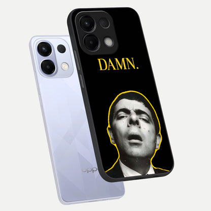  Mr Bean Damn phone case For Oppo K13 5G showing premium glass back cover with detailed artwork