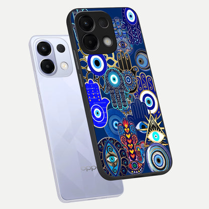  Mystic Palm Guard phone case For Oppo K13 5G showing premium glass back cover with detailed artwork