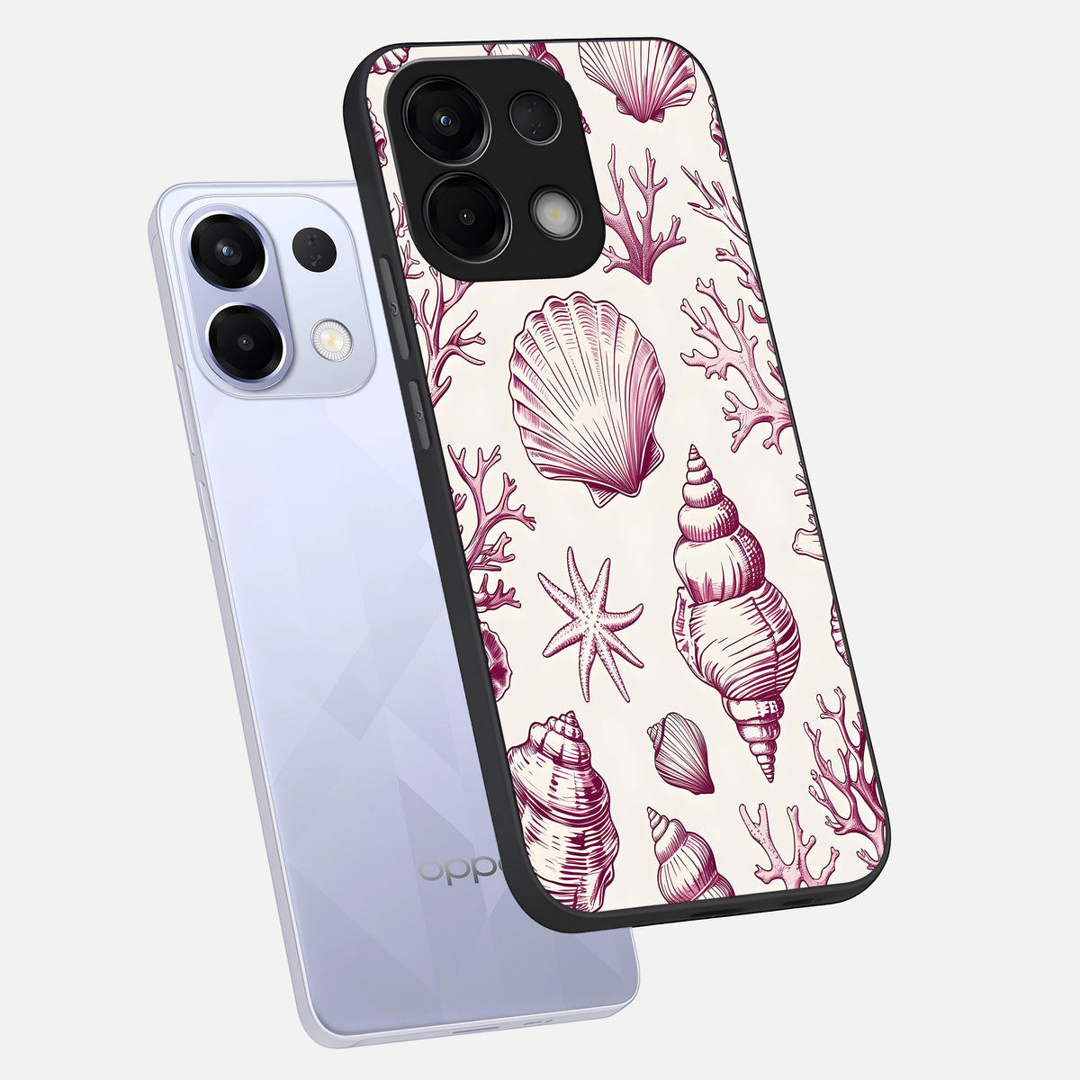  Pink Power Sparks phone case For Oppo K13 5G showing premium glass back cover with detailed artwork