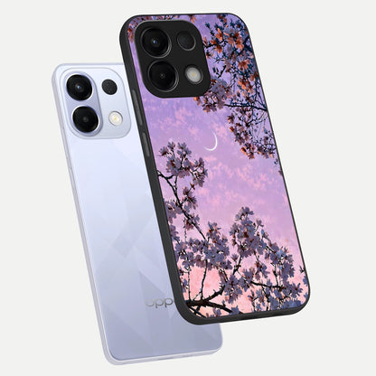  Purple Serenity Moon phone case For Oppo K13 5G showing premium glass back cover with detailed artwork