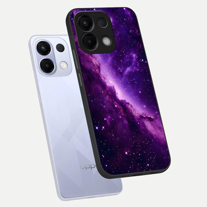  Purple Shade Sky phone case For Oppo K13 5G showing premium glass back cover with detailed artwork