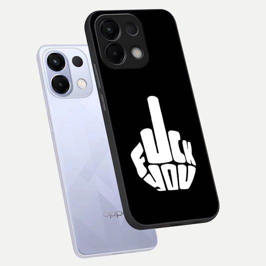  Rebel Mode On phone case For Oppo K13 5G showing premium glass back cover with detailed artwork