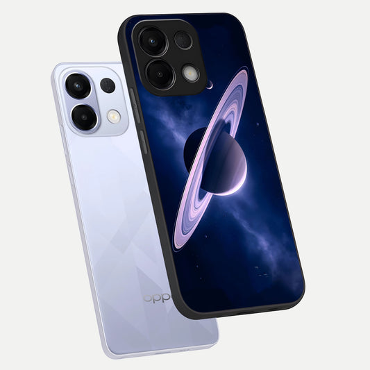  Saturn Ring Mystique phone case For Oppo K13 5G showing premium glass back cover with detailed artwork