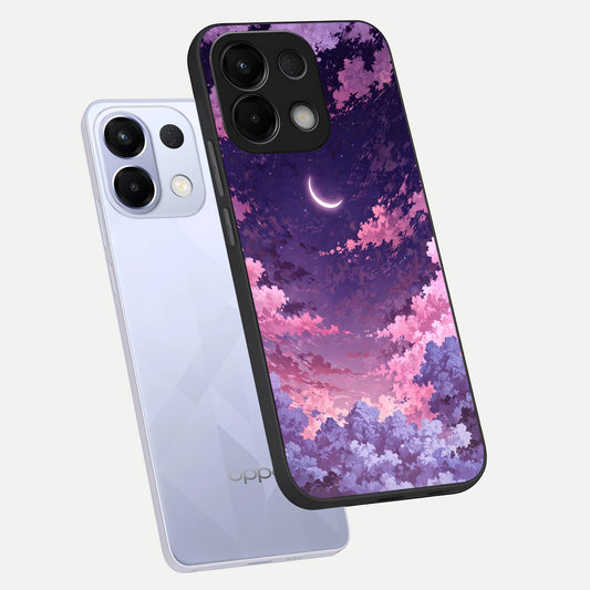  Sky Drift Clouds phone case For Oppo K13 5G showing premium glass back cover with detailed artwork