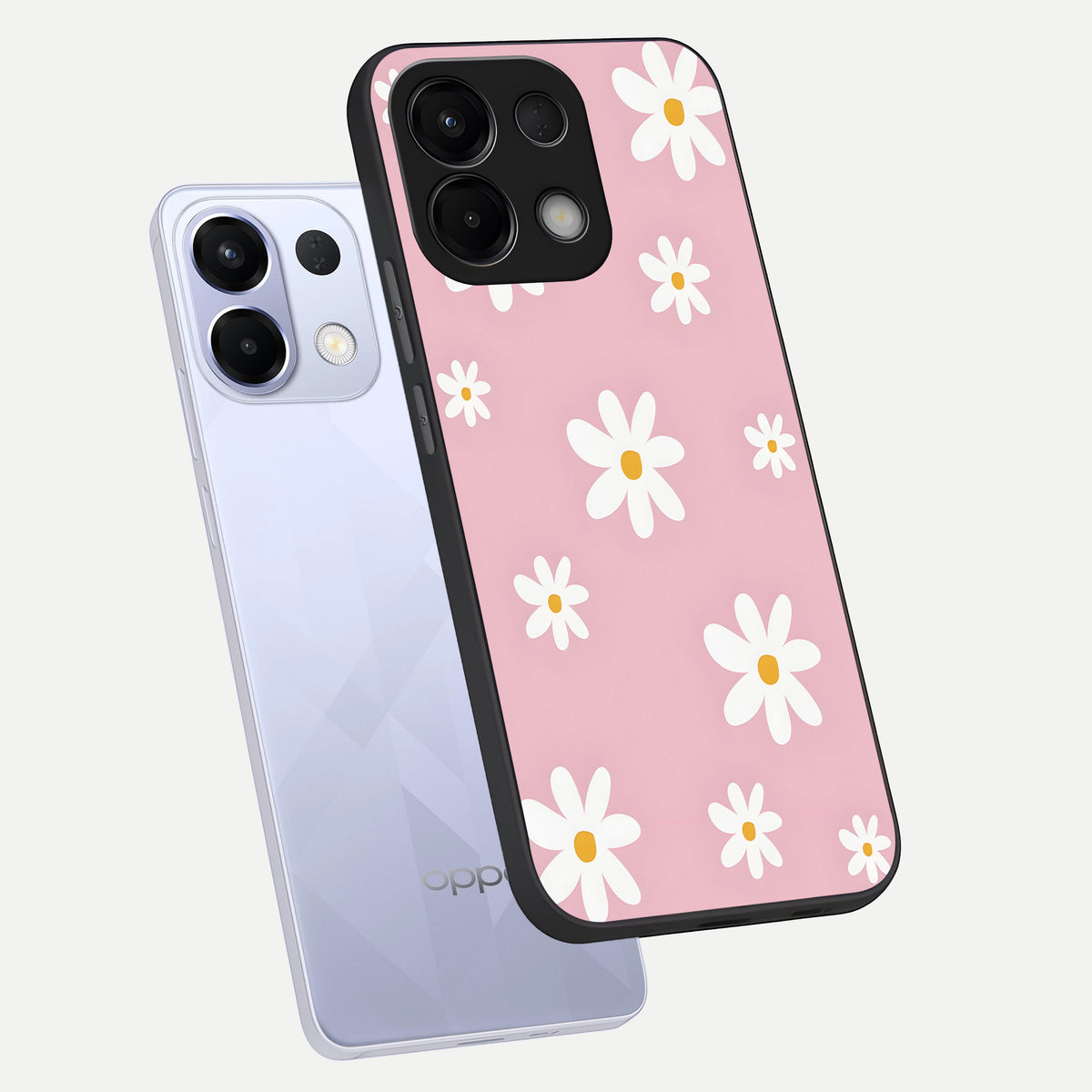  Soft Daisy Bliss phone case For Oppo K13 5G showing premium glass back cover with detailed artwork