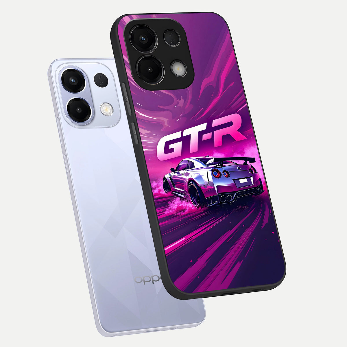  Speed Drift Legend phone case For Oppo K13 5G showing premium glass back cover with detailed artwork