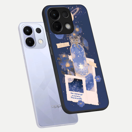  Starlit Cosmic Jar phone case For Oppo K13 5G showing premium glass back cover with detailed artwork