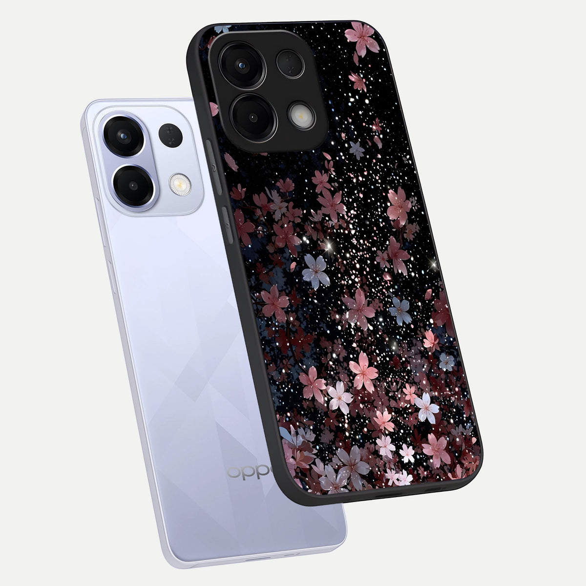  Starlit Flower Dreams phone case For Oppo K13 5G showing premium glass back cover with detailed artwork