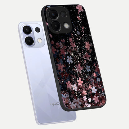  Starlit Flower Dreams phone case For Oppo K13 5G showing premium glass back cover with detailed artwork