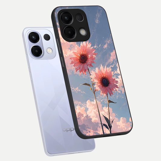  Sun Moon Balance phone case For Oppo K13 5G showing premium glass back cover with detailed artwork