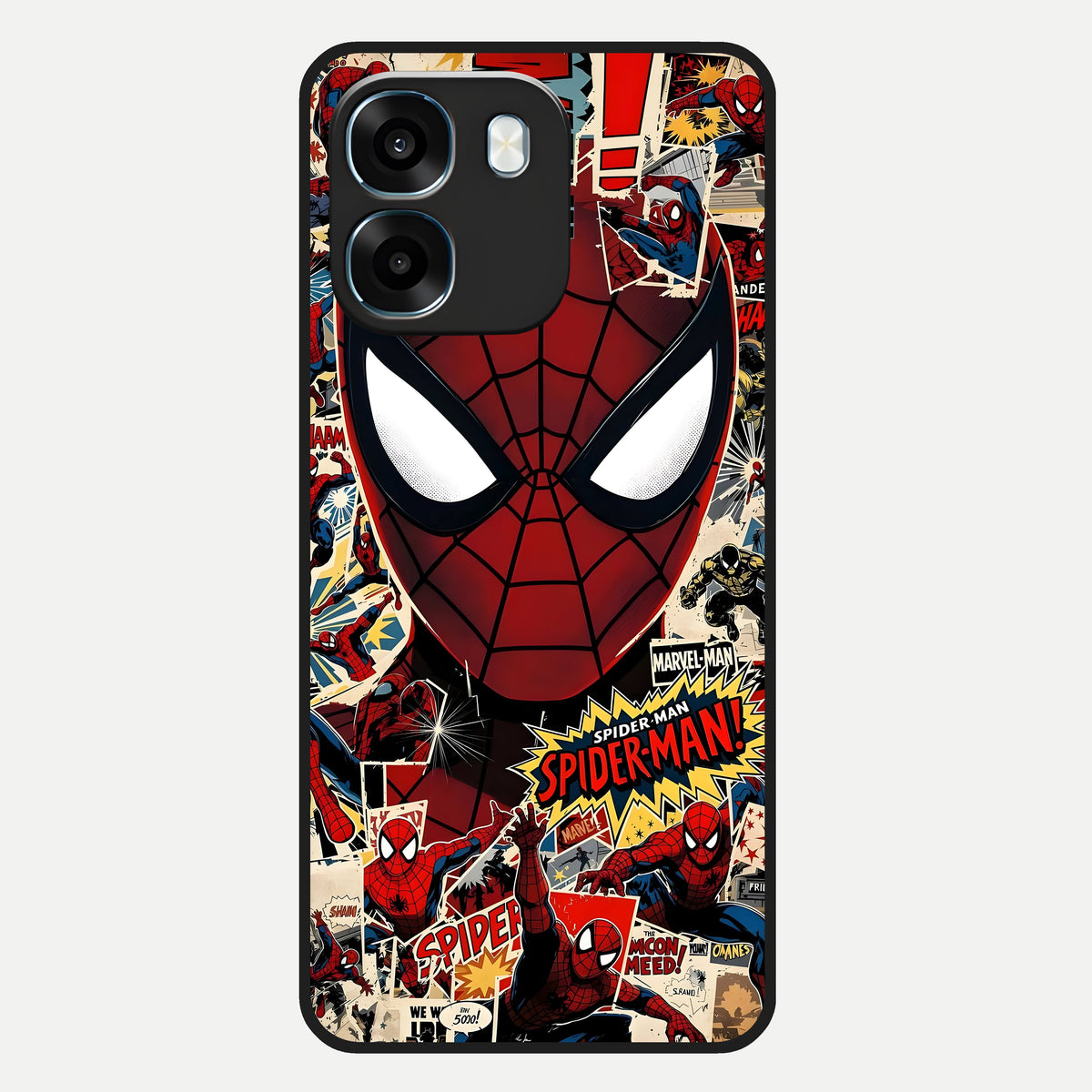  Aesthetic Wonder Spider Glass Case For Oppo K14 5G back cover – full design glossy printed glass finish