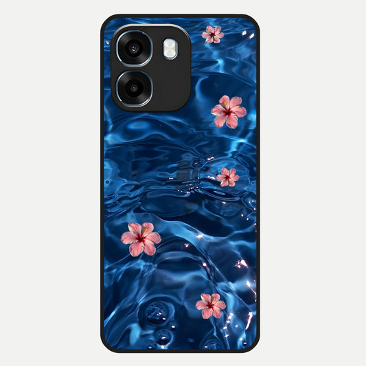  Bloom Thread Art Glass Case For Oppo K14 5G back cover – full design glossy printed glass finish