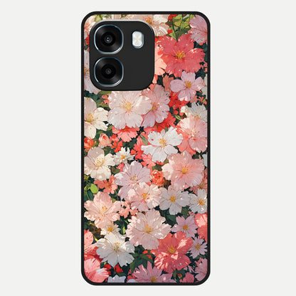  Blush Bloom Field Glass Case For Oppo K14 5G back cover – full design glossy printed glass finish