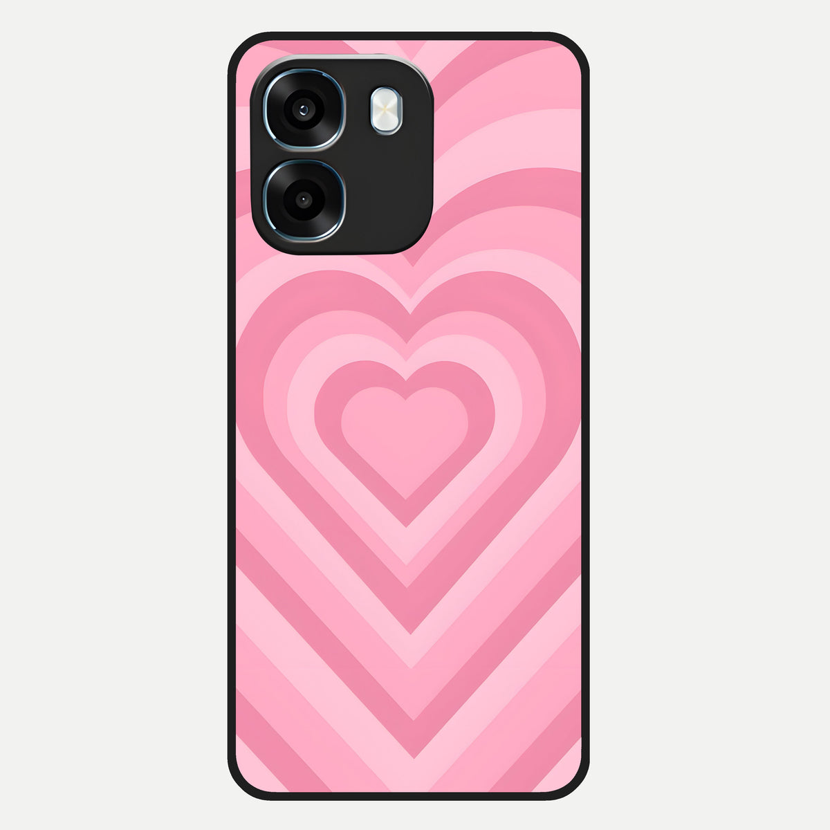  Blush Heart Waves Glass Case For Oppo K14 5G back cover – full design glossy printed glass finish