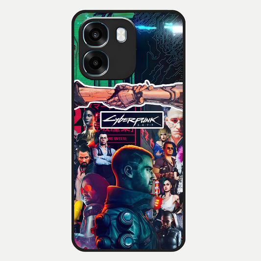  CYBERPUNK Legacy Glass Case For Oppo K14 5G back cover – full design glossy printed glass finish