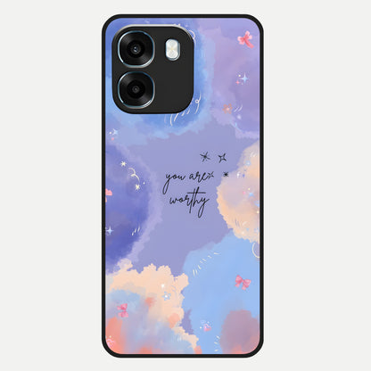  Celestial Cloud Magic Glass Case For Oppo K14 5G back cover – full design glossy printed glass finish