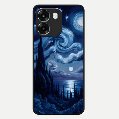  Celestial Dream Van Gogh Glass Case For Oppo K14 5G back cover – full design glossy printed glass finish