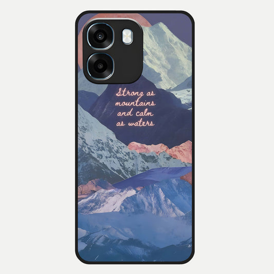  Celestial Mountain Calm Glass Case For Oppo K14 5G back cover – full design glossy printed glass finish