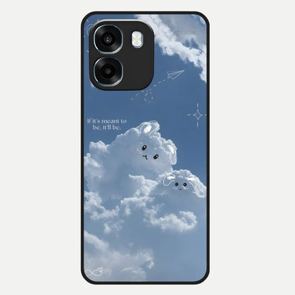  Cloud Bunny Dreams Glass Case For Oppo K14 5G back cover – full design glossy printed glass finish