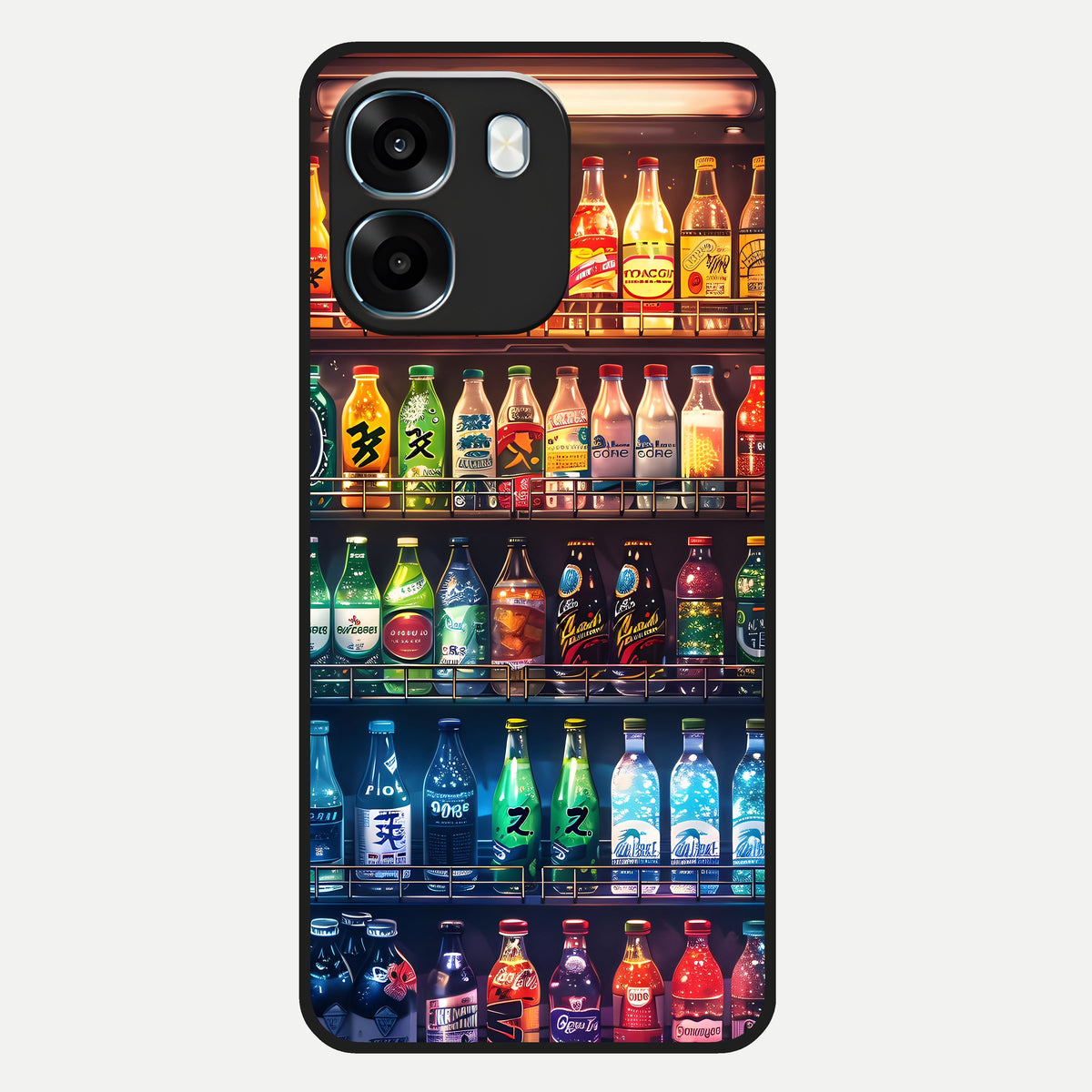  Colorfull Tree Glass Case For Oppo K14 5G back cover – full design glossy printed glass finish