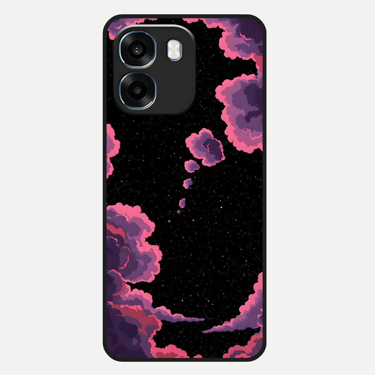  Cosmic Cloud Journey Glass Case For Oppo K14 5G back cover – full design glossy printed glass finish