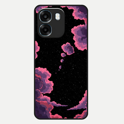  Cosmic Cloud Journey Glass Case For Oppo K14 5G back cover – full design glossy printed glass finish