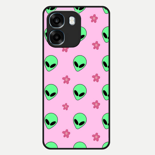  Cosmic Cute Crush Glass Case For Oppo K14 5G back cover – full design glossy printed glass finish