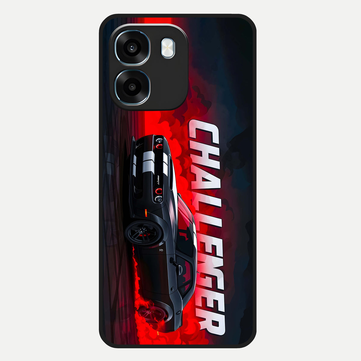 Crimson Challenger Fury Glass Case For Oppo K14 5G back cover – full design glossy printed glass finish