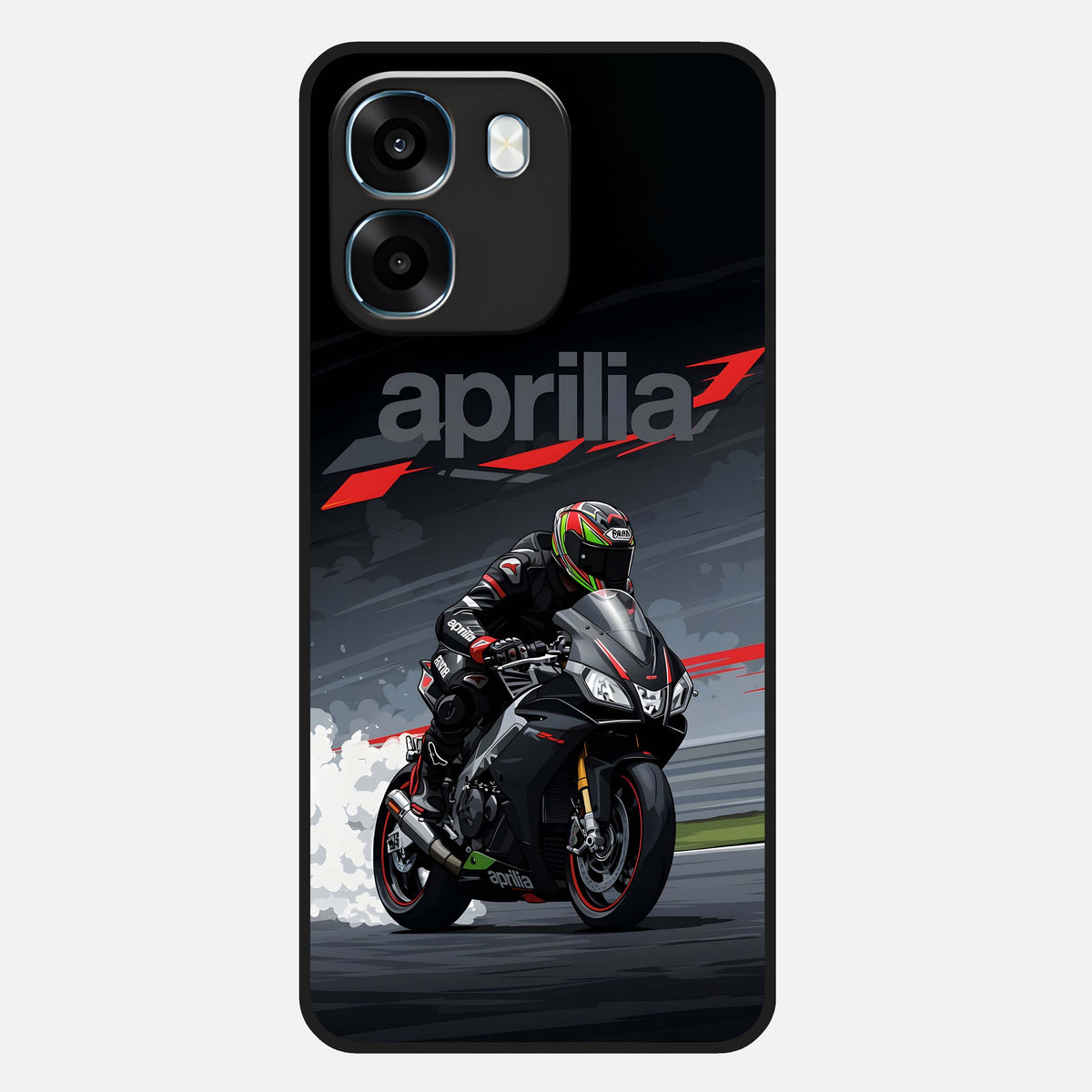  Dark Aprilla Glass Case For Oppo K14 5G back cover – full design glossy printed glass finish