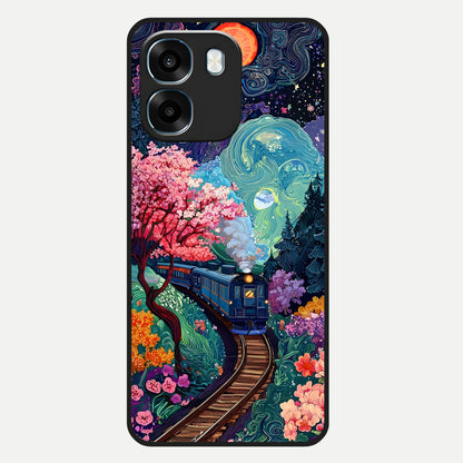  Digital Art Glass Case For Oppo K14 5G back cover – full design glossy printed glass finish