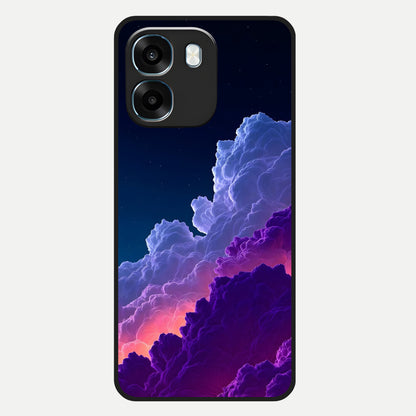  Dreamy Cloud Skies Glass Case For Oppo K14 5G back cover – full design glossy printed glass finish