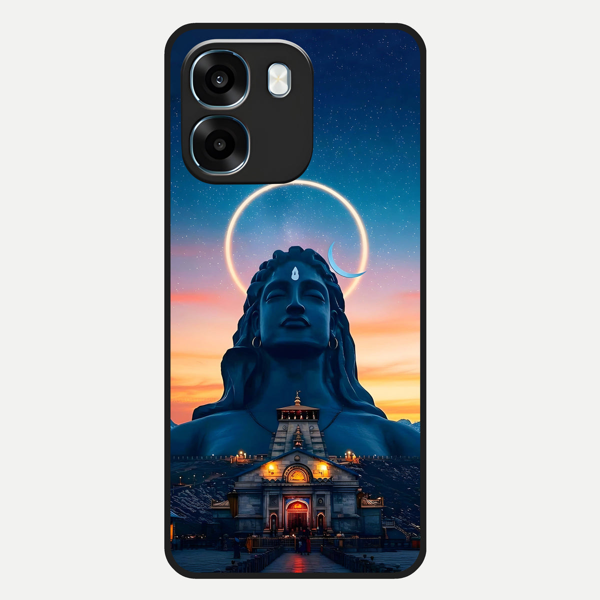  Eternal Shiva Aura Glass Case For Oppo K14 5G back cover – full design glossy printed glass finish