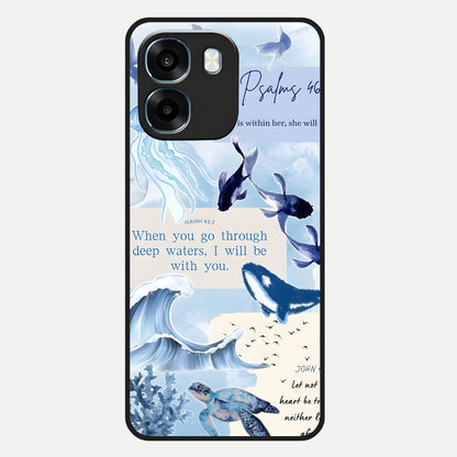  Faithful Ocean Promise Glass Case For Oppo K14 5G back cover – full design glossy printed glass finish