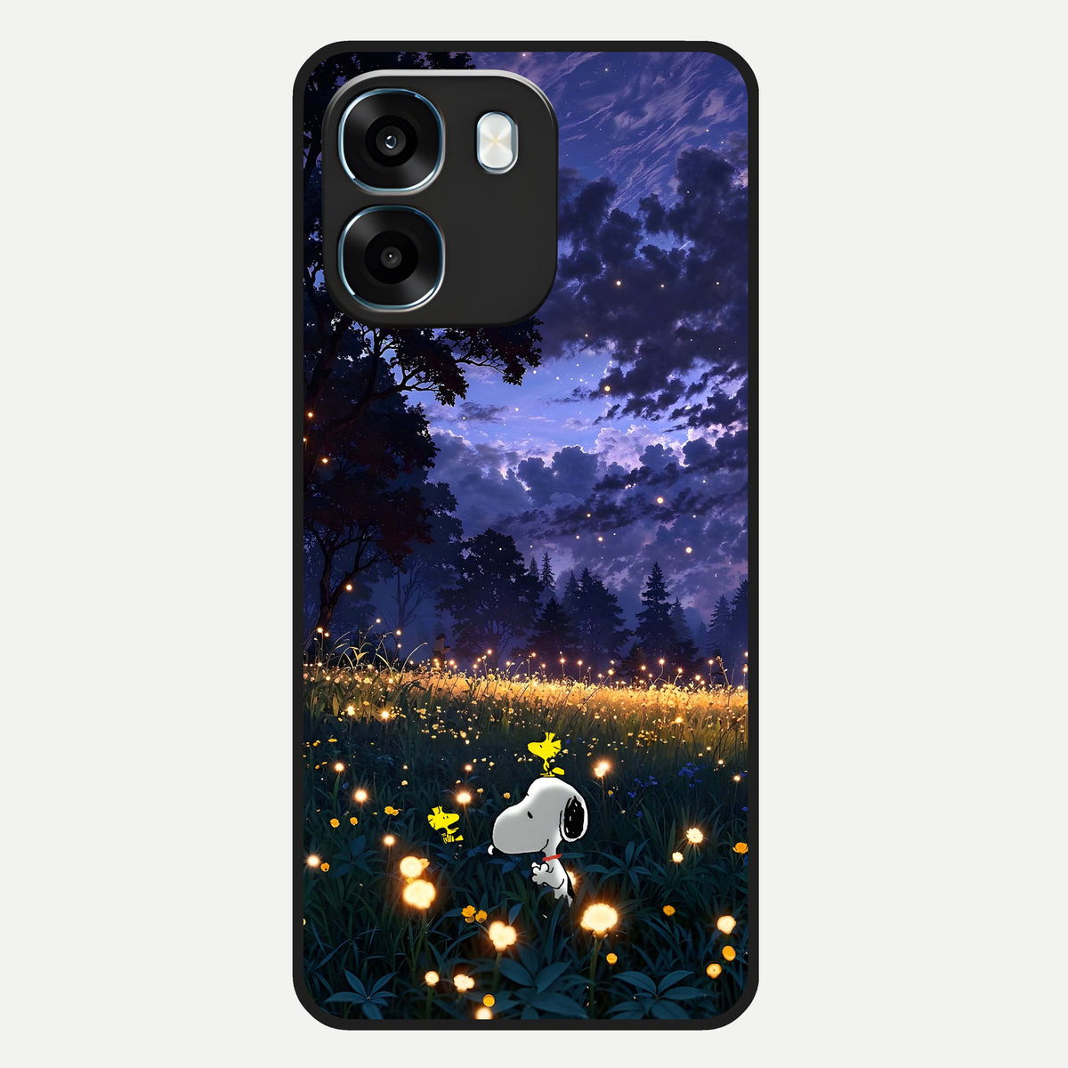  Firefly Meadow Magic Glass Case For Oppo K14 5G back cover – full design glossy printed glass finish