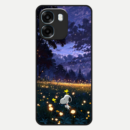  Firefly Meadow Magic Glass Case For Oppo K14 5G back cover – full design glossy printed glass finish