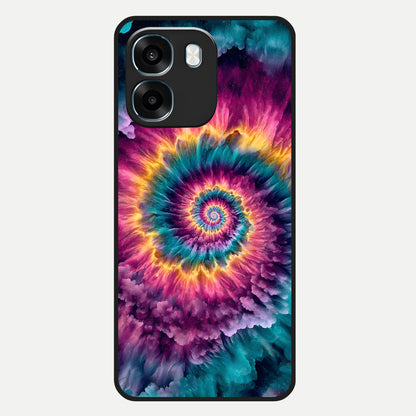  Galactic Spiral Burst Glass Case For Oppo K14 5G back cover – full design glossy printed glass finish