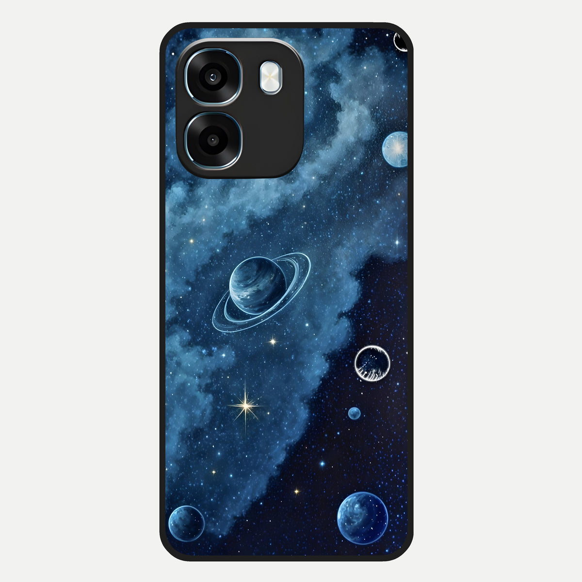  Galaxy Dream Space Glass Case For Oppo K14 5G back cover – full design glossy printed glass finish
